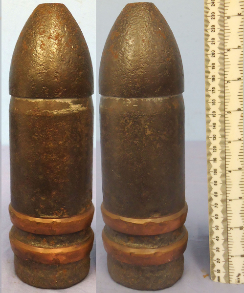  INERT DEACTIVATED. Scarce, Unfired, British, WW2, 1943 Dated, 17pr (76.2 x 583R) Armour Piercing Capped/Trace (APC/T) Tank Round. - O 1918 INERT DEACTIVATED. Scarce, Unfired, British, WW2, 1943 Dated, 17pr (76.2 x 583R) Armour Piercing Capped/Trace (APC/T) Tank Round. - O 1918  Other Ammunition