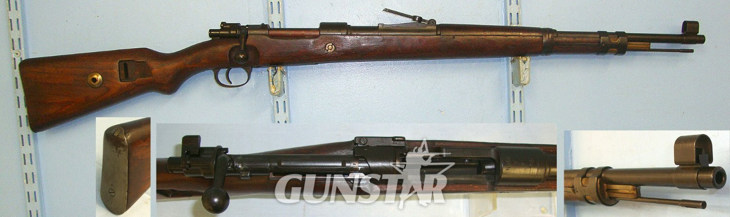 WW2 1944 Nazi German ‘dot’ (Waffenwerke Bruenn Plant Nazi Occupied Czechoslovakia) 7.92mm Calibre Mauser K98 Infantry Rifle** 2008 UK DEACTIVATION**COCKS & DRY FIRES**Sn 23231:6 Bolt Action None Rifle in 