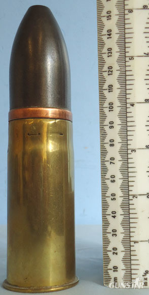 DEACTIVATED INERT. German Naval 1898 Dated 37mm (37 x 94R) Pom Pom Base Fused HE DEACTIVATED INERT. German Naval 1898 Dated 37mm (37 x 94R) Pom Pom Base Fused HE Antique & Militaria in 