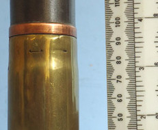 DEACTIVATED INERT. German Naval 1898 Dated 37mm (37 x 94R) Pom Pom Base Fused HE DEACTIVATED INERT. German Naval 1898 Dated 37mm (37 x 94R) Pom Pom Base Fused HE Antique & Militaria