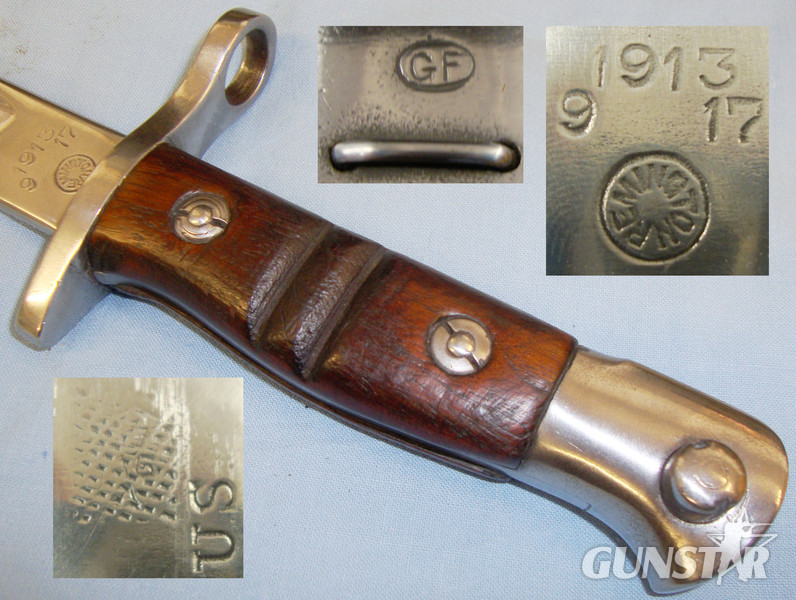 WWI British ‘1913’ Sword, Bayonet and Scabbard. BAYO 767 Bayonet