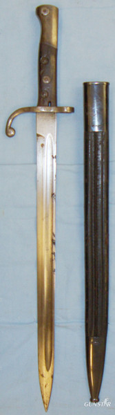  Brazilian 1908/34 Bayonet and Scabbard. BAYO 602. Bayonet