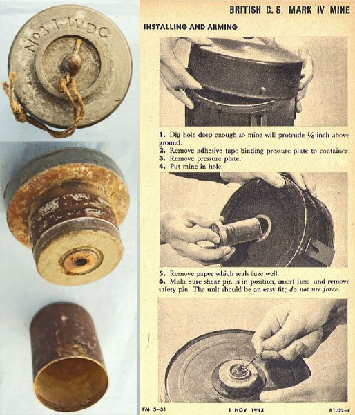 INERT DEACTIVATED. British WW2, 1942 Dated British No 3 Mark 1 Anti Tank Mine Fuze Made by WDC. - O 2212 INERT DEACTIVATED. British WW2, 1942 Dated British No 3 Mark 1 Anti Tank Mine Fuze Made by WDC. - O 2212  Other Ammunition