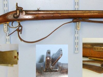 VERY RARE**1864 British Enfield Tower 2nd Model Brunswick .750 Muzzle Loading Percussion Service Rifle With Patchbox & Sling. Sn 19997:9 brunswick Muzzleloader .75 Cal Muzzleloader Rifle