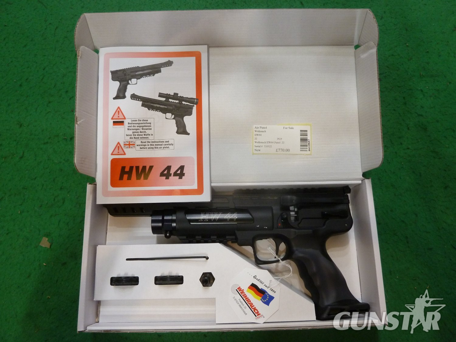 Weihrauch HW44 .22 in 
