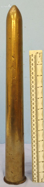  INERT. WW2 British 2pr (40x304) Tank And Anti-Tank Weighted Brass Drill Round. - O 1858 INERT. WW2 British 2pr (40x304) Tank And Anti-Tank Weighted Brass Drill Round. - O 1858  Other Ammunition