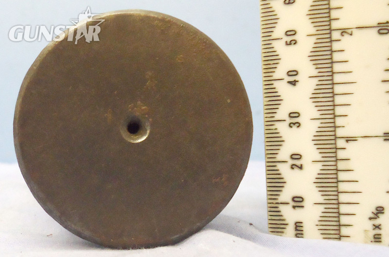 INERT. WW2 British 2pr (40x304) Tank And Anti-Tank Weighted Brass Drill Round. - O 1858 INERT. WW2 British 2pr (40x304) Tank And Anti-Tank Weighted Brass Drill Round. - O 1858  Other Ammunition - {CATEGORY}