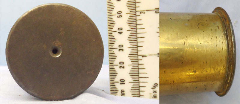 INERT. WW2 British 2pr (40x304) Tank And Anti-Tank Weighted Brass Drill Round. - O 1858 INERT. WW2 British 2pr (40x304) Tank And Anti-Tank Weighted Brass Drill Round. - O 1858  Other Ammunition