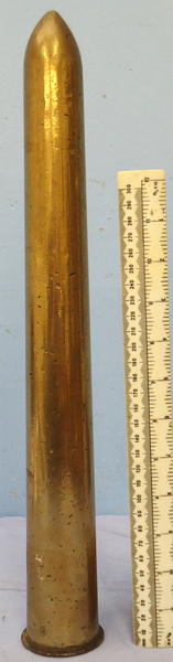 INERT. WW2 British 2pr (40x304) Tank And Anti-Tank Weighted Brass Drill Round. - O 1858 INERT. WW2 British 2pr (40x304) Tank And Anti-Tank Weighted Brass Drill Round. - O 1858  Other Ammunition - {CATEGORY} in 