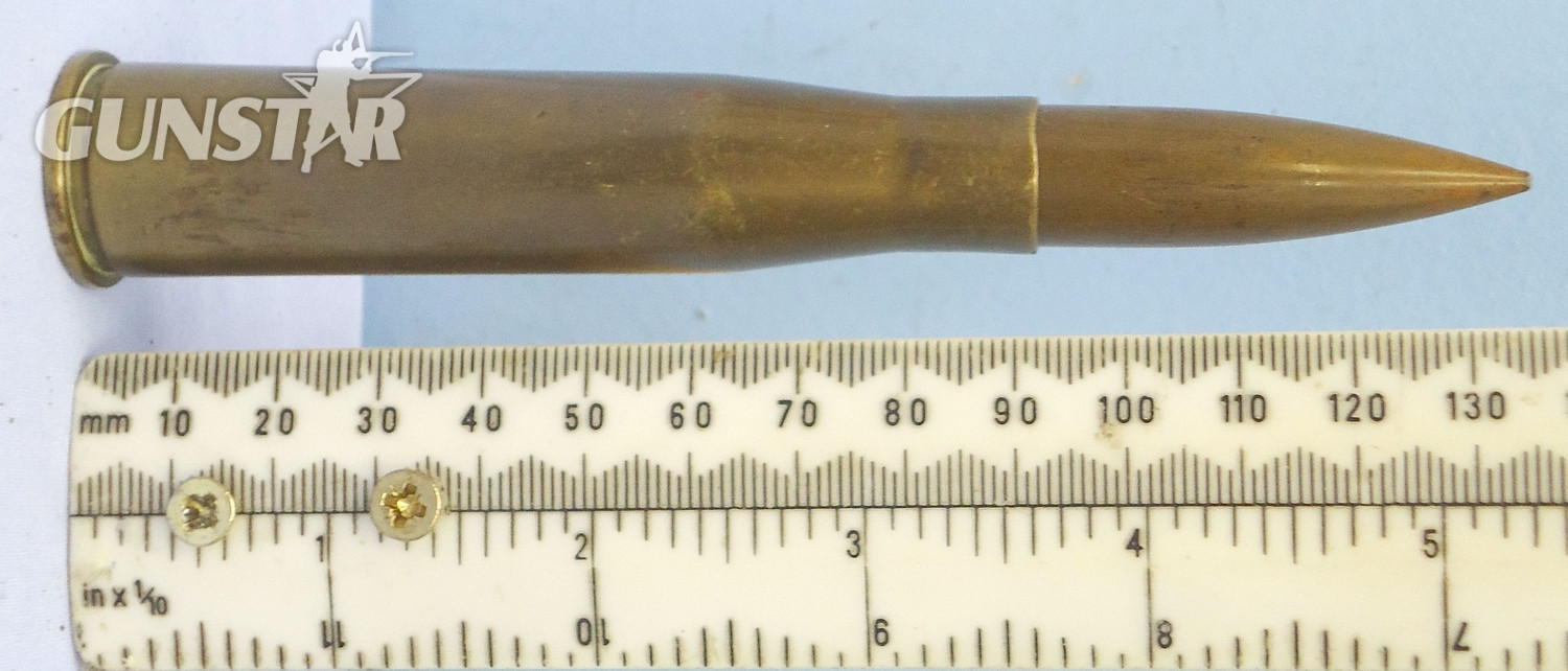 Mauser INERT DEACTIVATED. Scarce WW1, August 1918 Dated, 13mm T–Gewehr Armour Piercing (AP) (13X92SR) Round For The Mauser Tankgewehr M1918, Anti-tank Rifle. - O 2096  Other Ammunition - {CATEGORY} in 