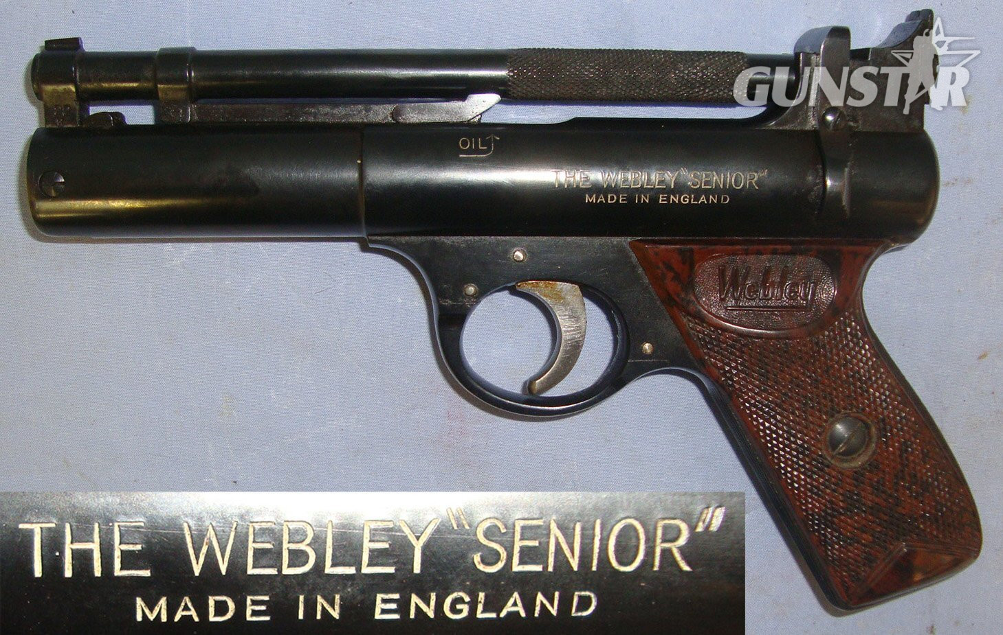 Webley & Scott With Brown Grips. AI 850 .22 in 
