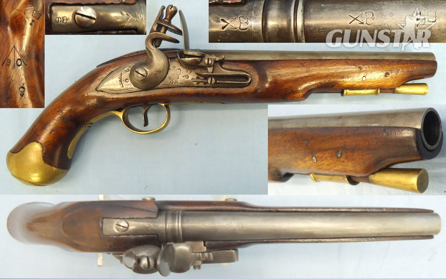 Napoleonic War Period, British Tower, Pattern 1794 Ordnance Light Dragoon Pistol. Sn 21354  Napoleonic War Period, British Tower, Pattern 1794 Ordnance Light Dragoon Pistol. Sn 21354  Various Muzzleloader in 