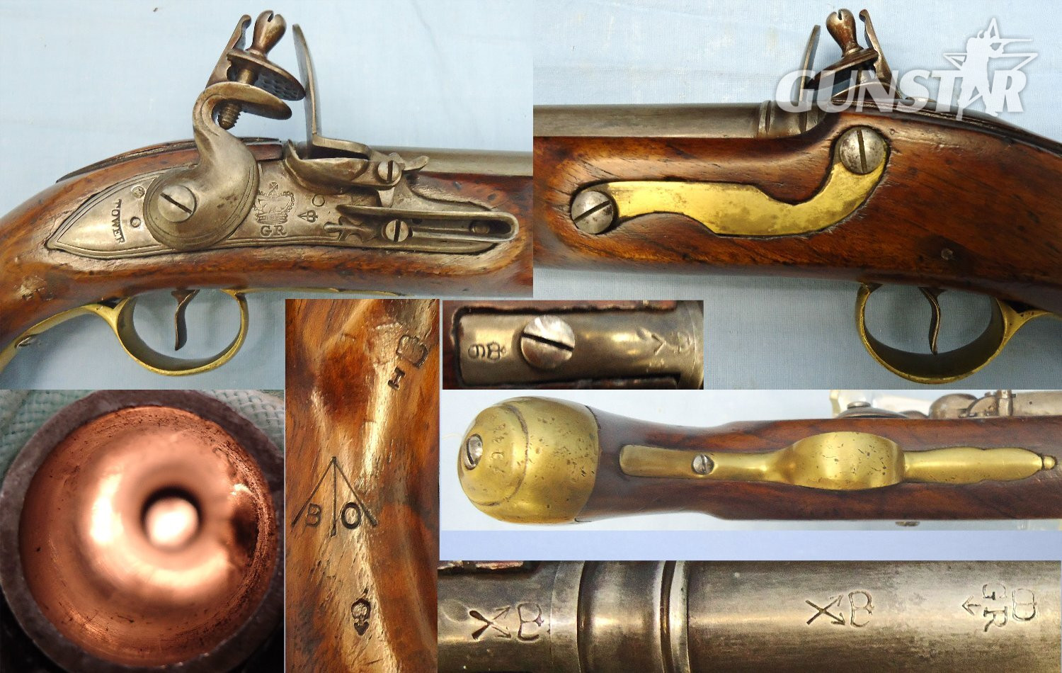  Napoleonic War Period, British Tower, Pattern 1794 Ordnance Light Dragoon Pistol. Sn 21354  Napoleonic War Period, British Tower, Pattern 1794 Ordnance Light Dragoon Pistol. Sn 21354  Various Muzzleloader