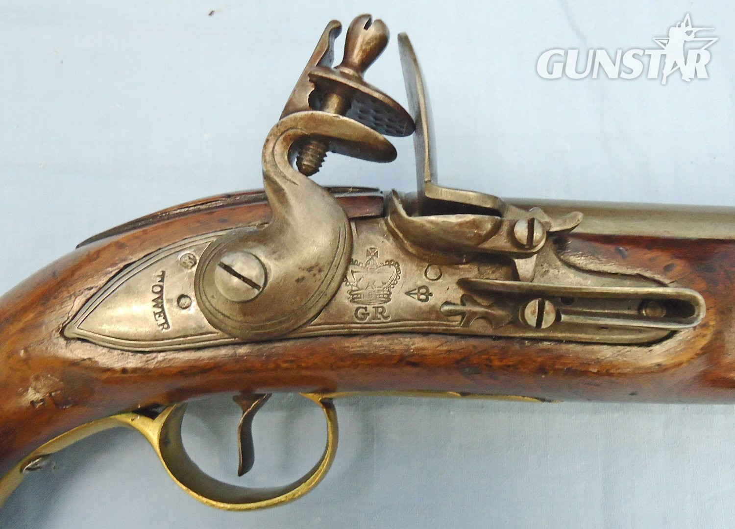 Napoleonic War Period, British Tower, Pattern 1794 Ordnance Light Dragoon Pistol. Sn 21354  Napoleonic War Period, British Tower, Pattern 1794 Ordnance Light Dragoon Pistol. Sn 21354  Various Muzzleloader 