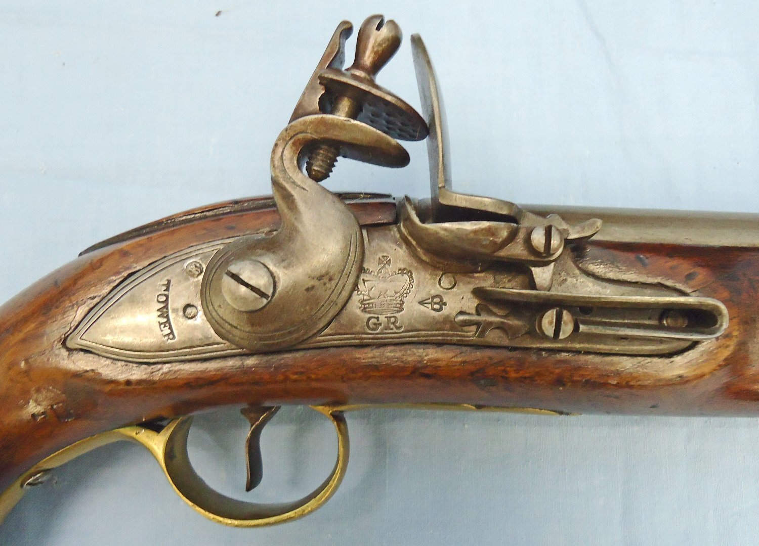 Napoleonic War Period, British Tower, Pattern 1794 Ordnance Light Dragoon Pistol. Sn 21354  Napoleonic War Period, British Tower, Pattern 1794 Ordnance Light Dragoon Pistol. Sn 21354  Various Muzzleloader 