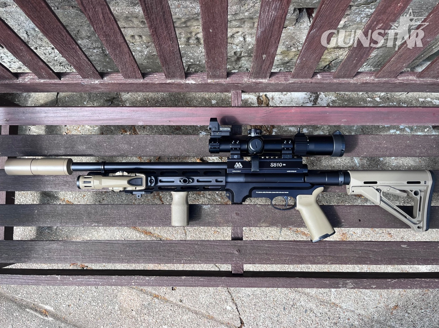 Air Arms S510 Tactical .22 - {CATEGORY} in 