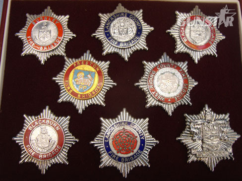  Lancashire County Fire Brigade Presentation Case of Constituent Brigades Cap Bad Limited Edition 46/1000 Lancashire County Fire Brigade Presentation Case of Cons Other Accessory