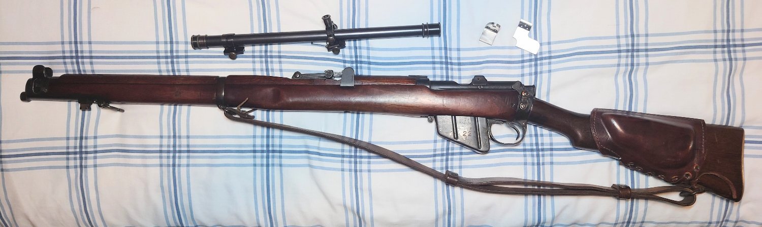 Lee Enfield SMLE Trainer A5 Sniper Project Bolt Action .22 Long Rifle (.22 LR) Rifle