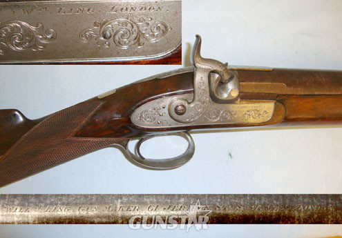  William Ling 6 Bore Percussion Muzzle Loading Single Barrel Wildfowling Shot Gun Muzzleloader