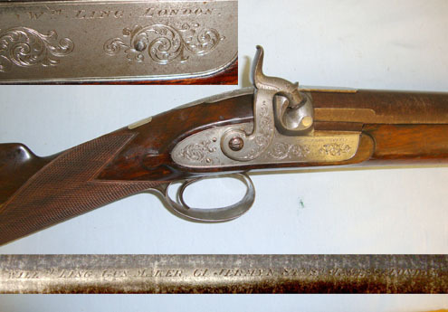  William Ling 6 Bore Percussion Muzzle Loading Single Barrel Wildfowling Shot Gun Muzzleloader