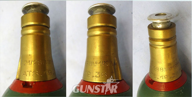  DEACTIVATED INERT. French, 1938 Dated, Unfired Brandt Mle 35 60mm High Explosive (HE) Mortor. - O 1855 DEACTIVATED INERT. French, 1938 Dated, Unfired Brandt Mle 35 60mm High Explosive (HE) Mortor. - O 1855  Other Ammunition