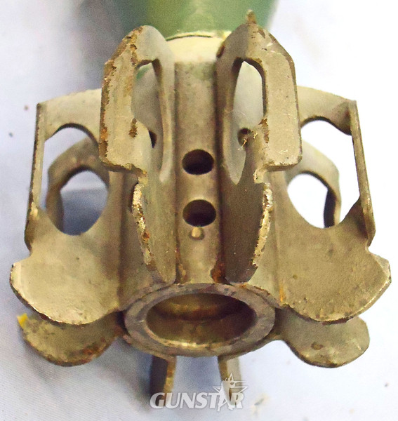 DEACTIVATED INERT. French, 1938 Dated, Unfired Brandt Mle 35 60mm High Explosive (HE) Mortor. - O 1855 DEACTIVATED INERT. French, 1938 Dated, Unfired Brandt Mle 35 60mm High Explosive (HE) Mortor. - O 1855  Other Ammunition - {CATEGORY} in 