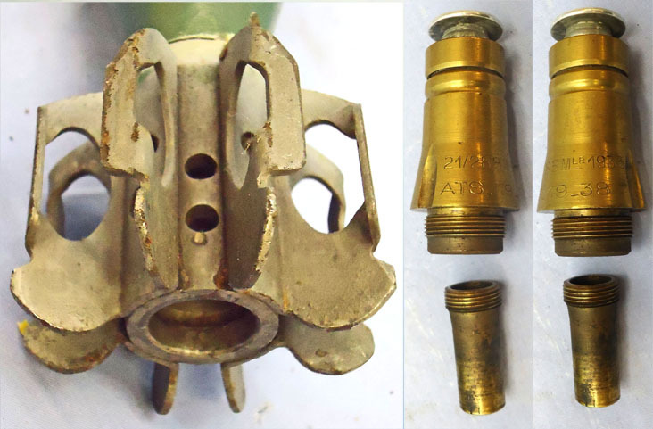 DEACTIVATED INERT. French, 1938 Dated, Unfired Brandt Mle 35 60mm High Explosive (HE) Mortor. - O 1855 DEACTIVATED INERT. French, 1938 Dated, Unfired Brandt Mle 35 60mm High Explosive (HE) Mortor. - O 1855  Other Ammunition
