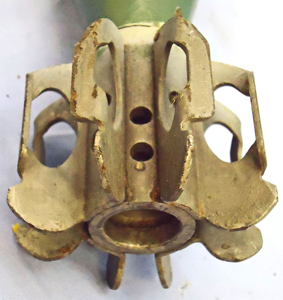 DEACTIVATED INERT. French, 1938 Dated, Unfired Brandt Mle 35 60mm High Explosive (HE) Mortor. - O 1855 DEACTIVATED INERT. French, 1938 Dated, Unfired Brandt Mle 35 60mm High Explosive (HE) Mortor. - O 1855  Other Ammunition - {CATEGORY} in 