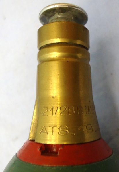 DEACTIVATED INERT. French, 1938 Dated, Unfired Brandt Mle 35 60mm High Explosive (HE) Mortor. - O 1855 DEACTIVATED INERT. French, 1938 Dated, Unfired Brandt Mle 35 60mm High Explosive (HE) Mortor. - O 1855  Other Ammunition - {CATEGORY}
