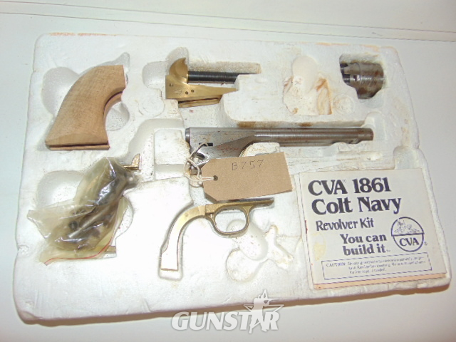 Connecticut Valley Arms (CVA) 1861 Colt Navy kit .44 Revolver in 