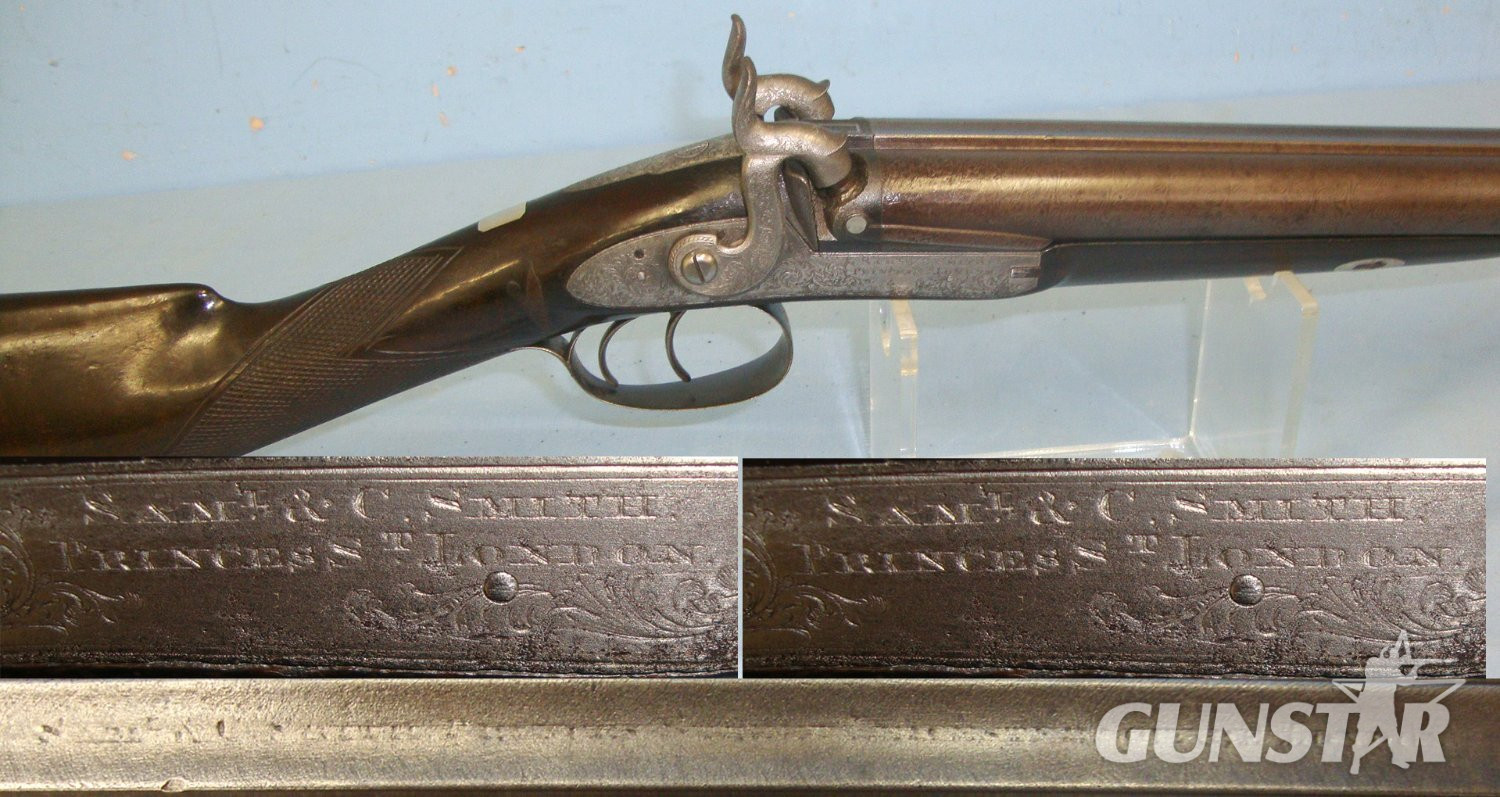 Samuel & Charles Smith Percussion Shotgun. Sn 22571 Muzzleloader 16 Bore/gauge
