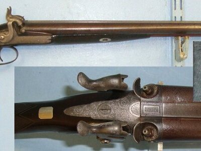 Samuel & Charles Smith Percussion Shotgun. Sn 22571 Muzzleloader 16 Bore/gauge