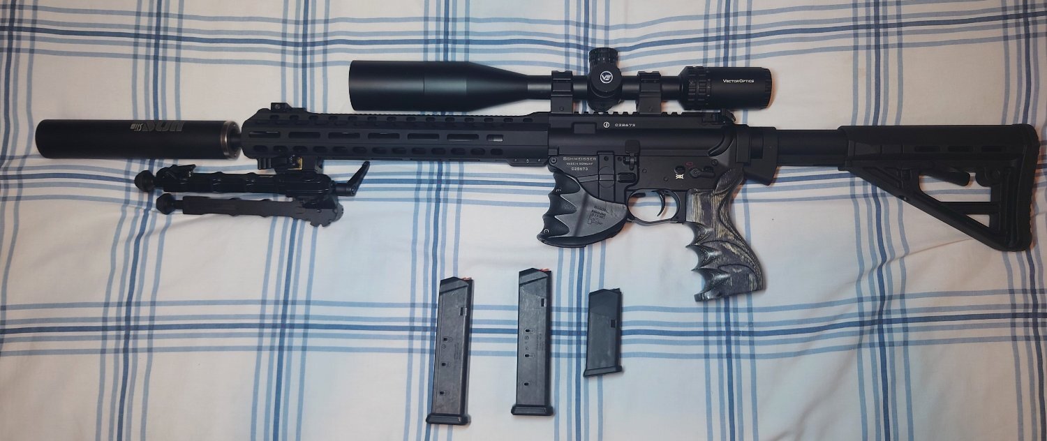 Schmeisser SP9 Straight Pull 9mm Rifle
