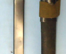 India Pattern No 1 MK.II Bayonet, Scabbard & Frog.  Bayonet