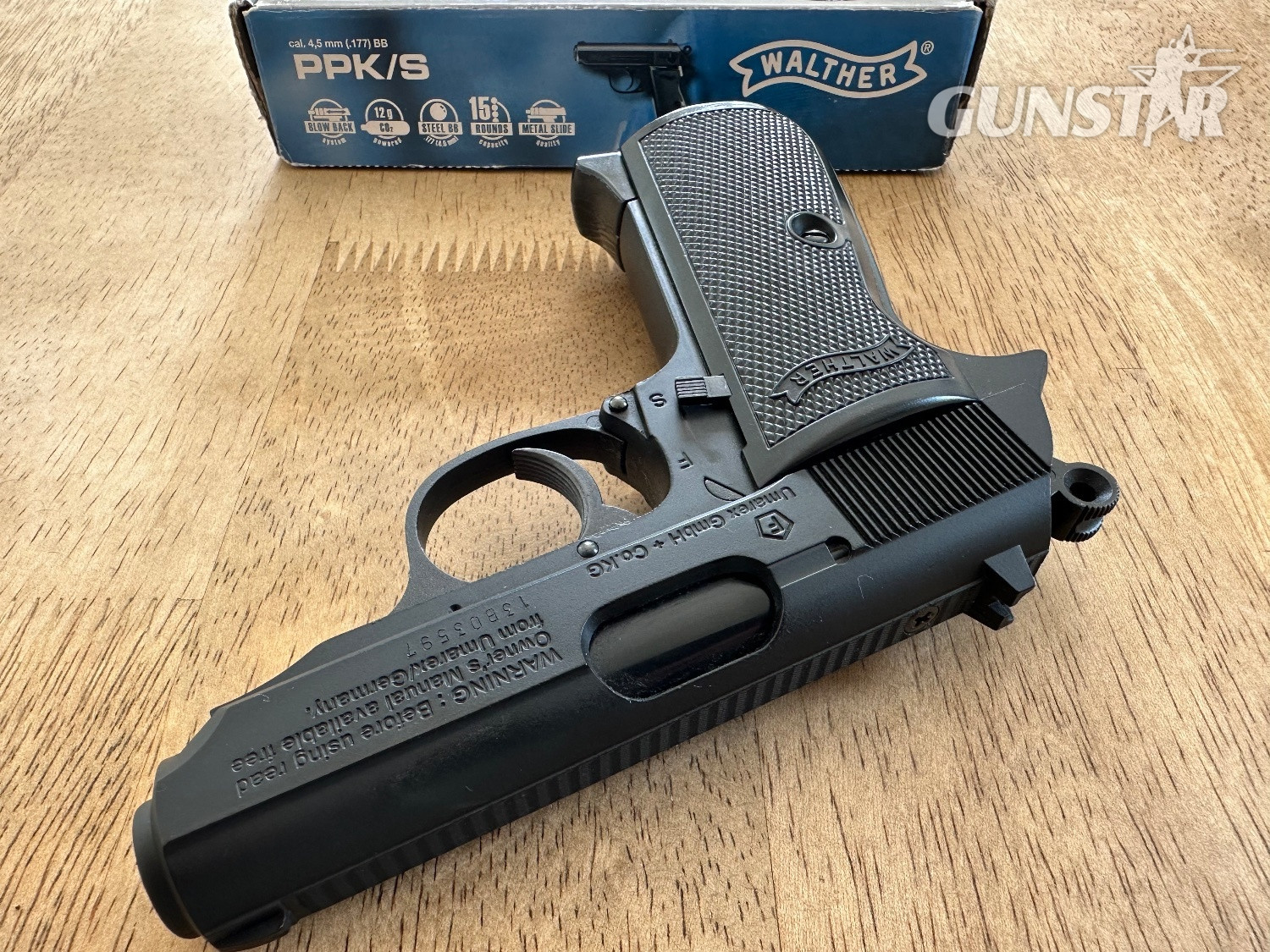 Umarex Walther PPK/S 4.5mm - {CATEGORY}