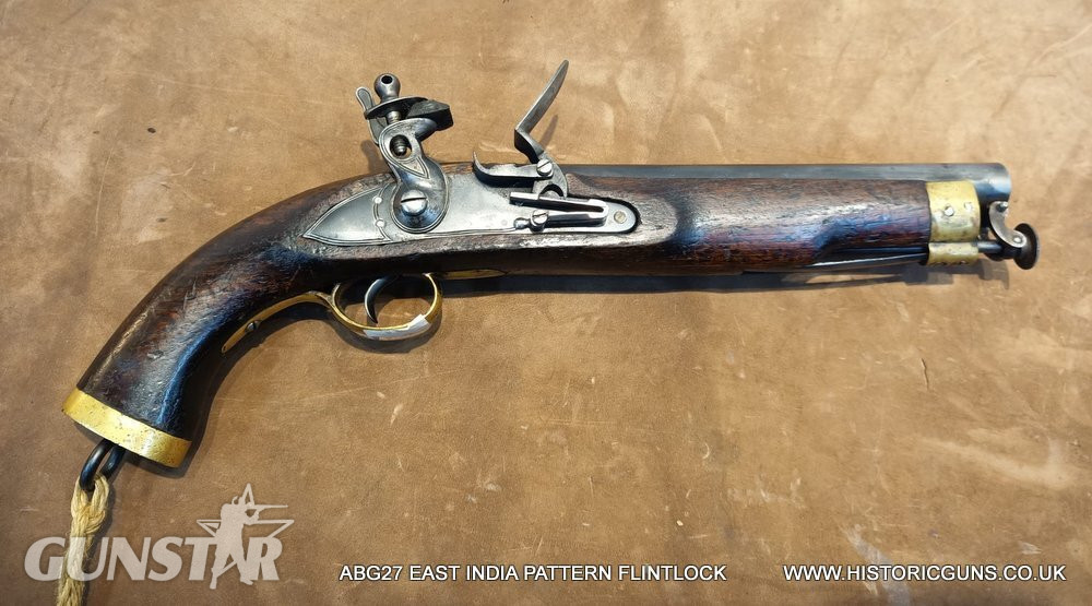 Unknown Manton repro flintlock pistol .60 Cal Muzzleloader Muzzleloader in 