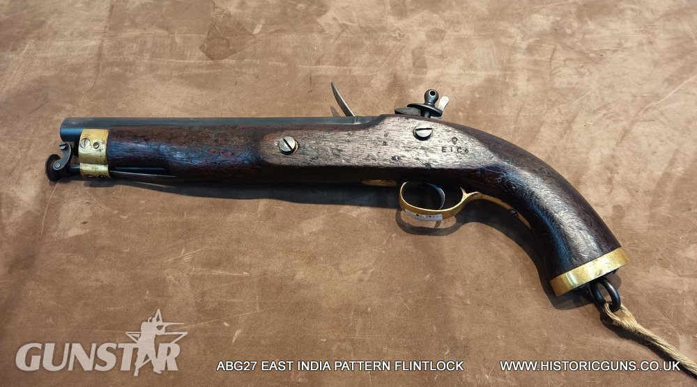 Unknown Manton repro flintlock pistol .60 Cal Muzzleloader Muzzleloader