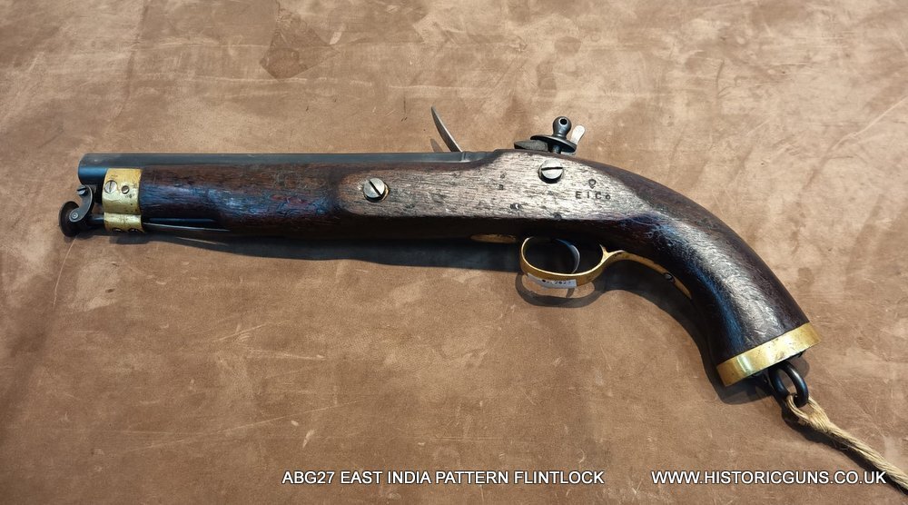 Unknown Manton repro flintlock pistol .60 Cal Muzzleloader Muzzleloader