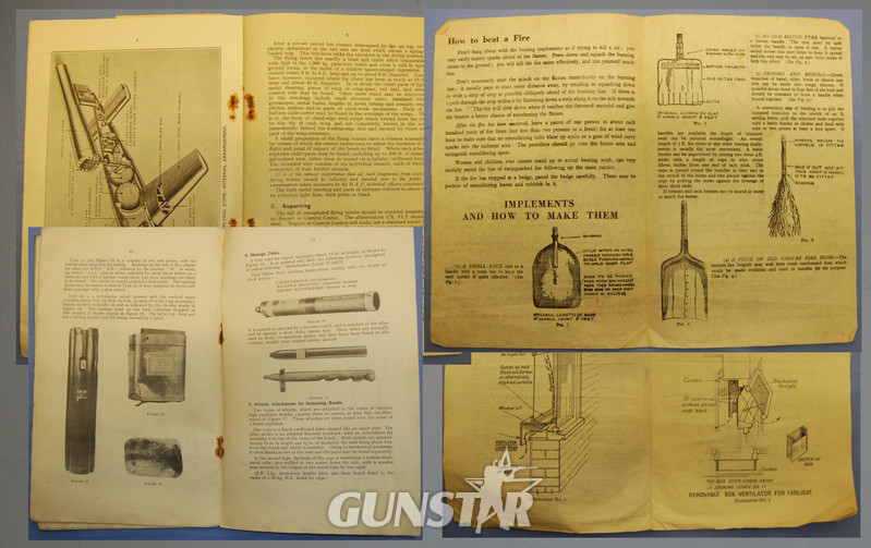 Information Pamphlets and handbooks referring to Air Raids, Unexploded Bombs and Wartime Safety Leaflets. BO 415. Information Pamphlets and handbooks referring to Air Raids, Unexploded Bombs and Wartime Safety Leaflets. BO 415. Other Accessory