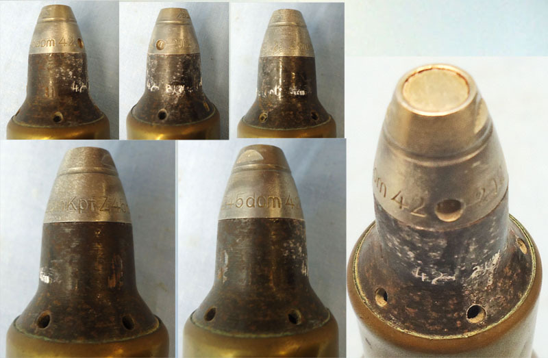  INERT DEACTIVATED. Rare, Unfired 1942 Dated German WW2 2.8cm Schwere Panzerbuchse 41 (28x187R) Squeezebore High Explosive (HE) Round. - O 1688 INERT DEACTIVATED. Rare, Unfired 1942 Dated German WW2 2.8cm Schwere Panzerbuchse 41 (28x187R) Squeezebore High Explosive (HE) Round. - O 1688  Other Ammunition