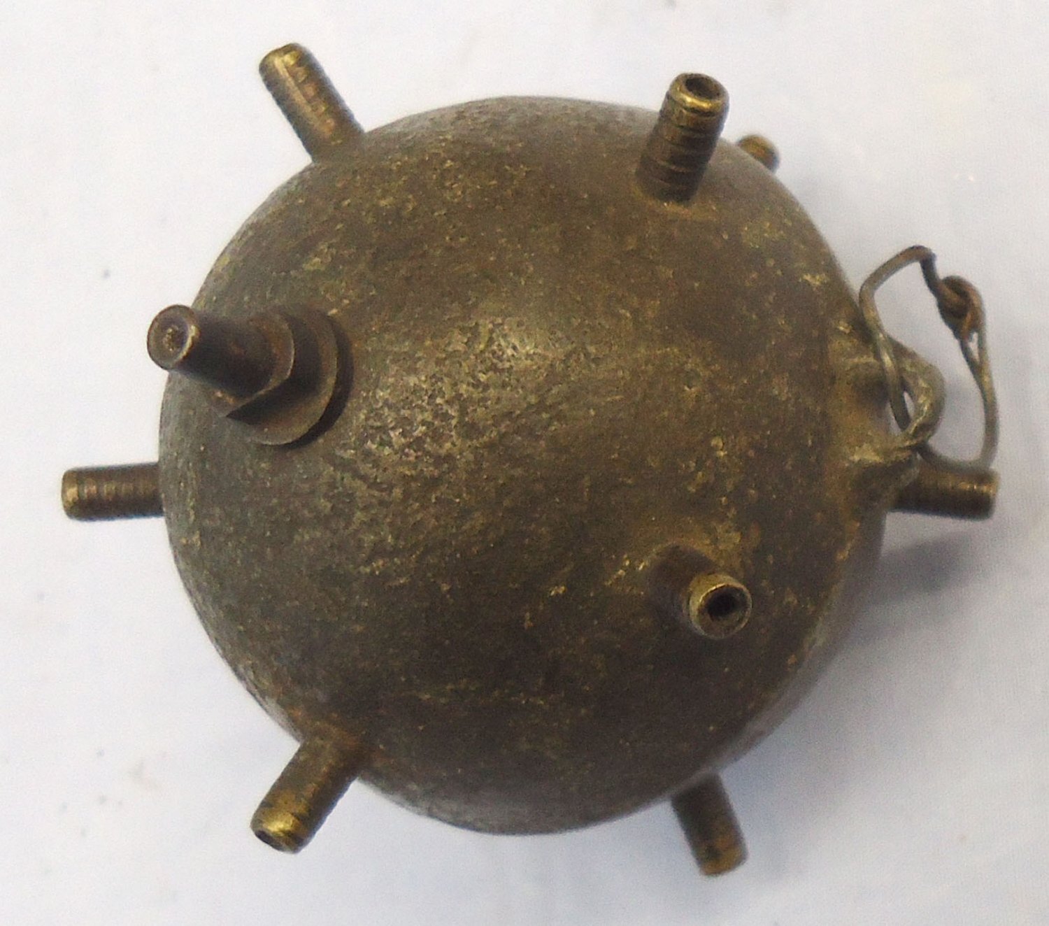 RARE, American Civil War, Hanes Excelsior Percussion Hand Grenade.  23121  Various Other Ammunition