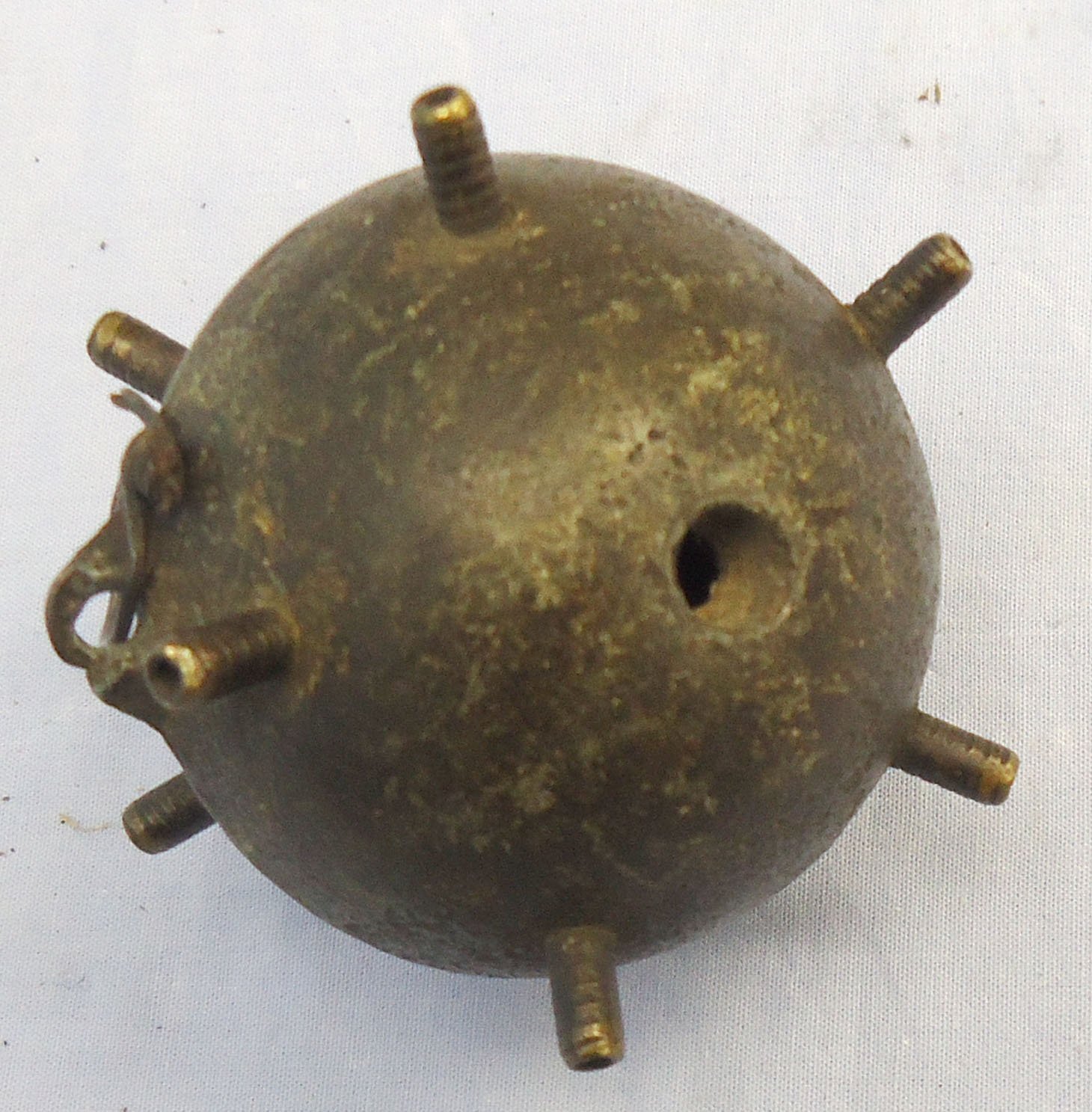  RARE, American Civil War, Hanes Excelsior Percussion Hand Grenade.  23121  Various Other Ammunition