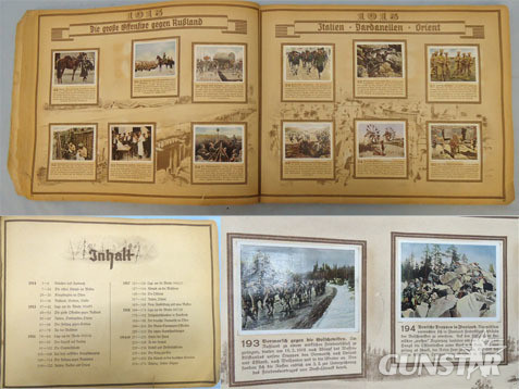  Der Weltkrieg (World War) 1914-1918 German Commemorative Cigarette Card Album By Der Weltkrieg (World War) 1914-1918 German Commemorative Cigarette Card Album By Other Accessory