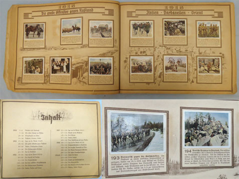  Der Weltkrieg (World War) 1914-1918 German Commemorative Cigarette Card Album By Der Weltkrieg (World War) 1914-1918 German Commemorative Cigarette Card Album By Other Accessory