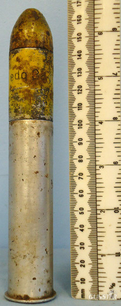 2.6cm (26 x 100R) Wurfgranate Patrone 326 Leuchtpistole, (high explosive shell)  2.6cm (26 x 100R) Wurfgranate Patrone 326 Leuchtpistole, (high explosive shell)  Antique & Militaria in 