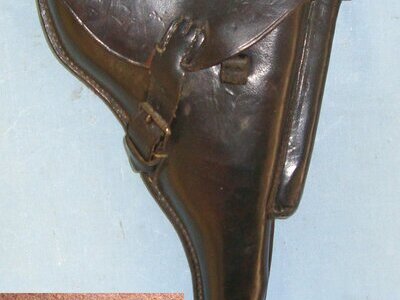 WW1 1916 Imperial German Army Officer’s Leather Hard Case Holster For Luger PO8 9mm Parabellum Pistols By G. Zender Berlin. Sn 22635 Care & Storage