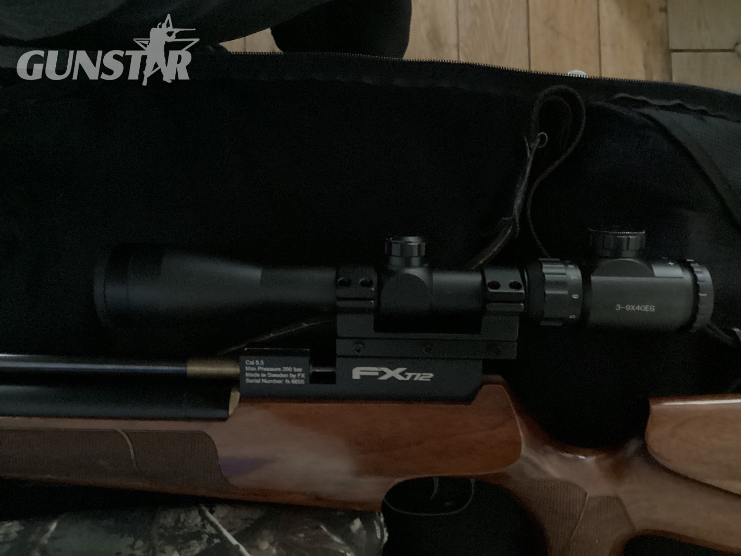  FX Airguns fx t12 whisper bolt action .22 walnut air rifle  .22
