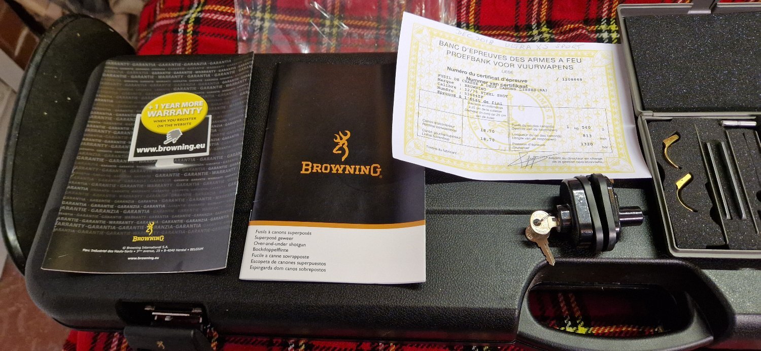 {CATEGORY} - Browning Xs pro sporting adjustable  Over and Under 12 Bore/gauge in 