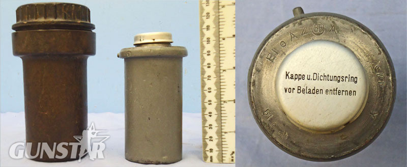 INERT DEACTIVATED, WW2, 1941 Dated German No55A  Y Bomb Fuse And Bakelite Transit Container. O 1859 INERT DEACTIVATED, WW2, 1941 Dated German No55A  Y Bomb Fuse And Bakelite Transit Container. O 1859  Other Ammunition in 