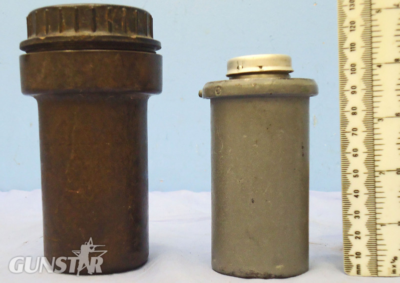 INERT DEACTIVATED, WW2, 1941 Dated German No55A  Y Bomb Fuse And Bakelite Transit Container. O 1859 INERT DEACTIVATED, WW2, 1941 Dated German No55A  Y Bomb Fuse And Bakelite Transit Container. O 1859  Other Ammunition - {CATEGORY} in 